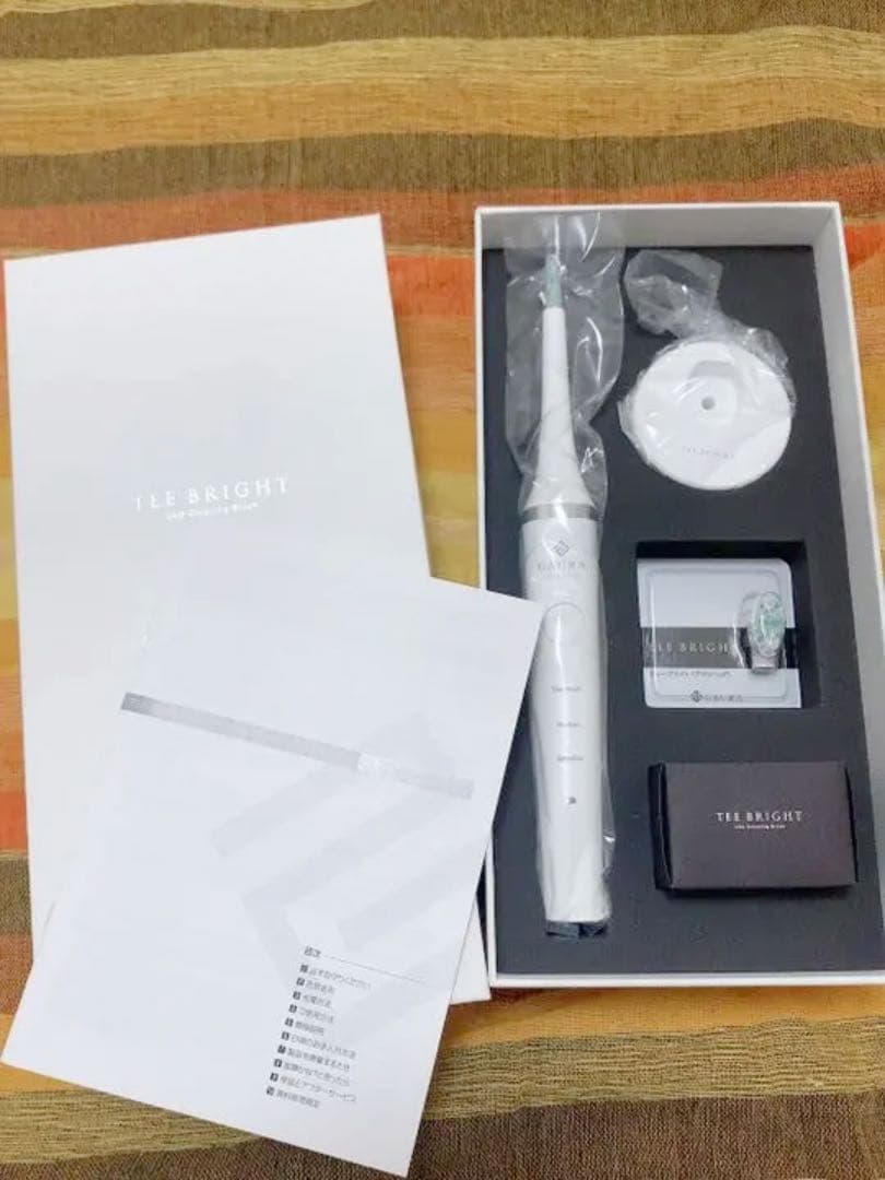 【新品】ガウラ TEE BRIGHT LED付きホワイトニング電動歯ブラシ