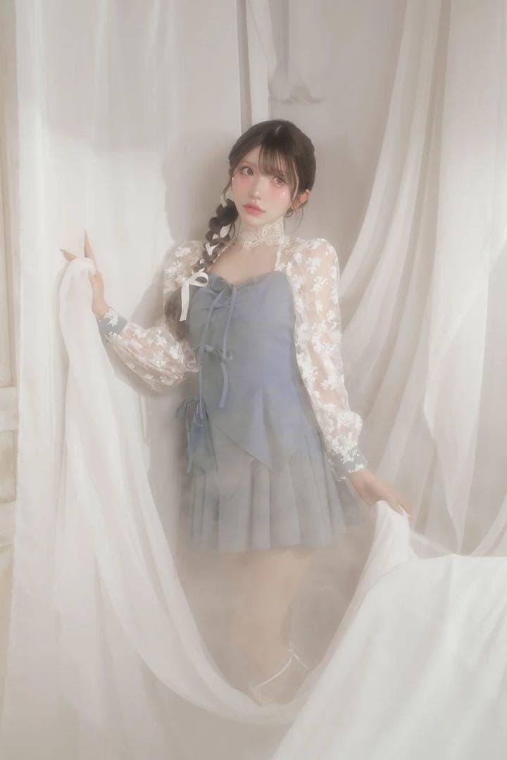 BELEAR MIMIシアーレースドッキングミニワンピース　ベリアミミ