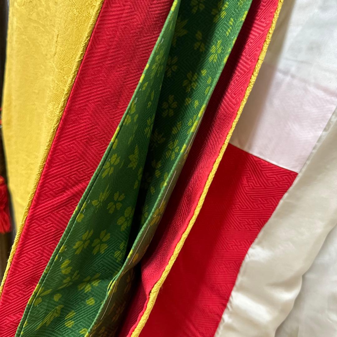 振袖セット　花紋刺繍無地振袖　高級作家物