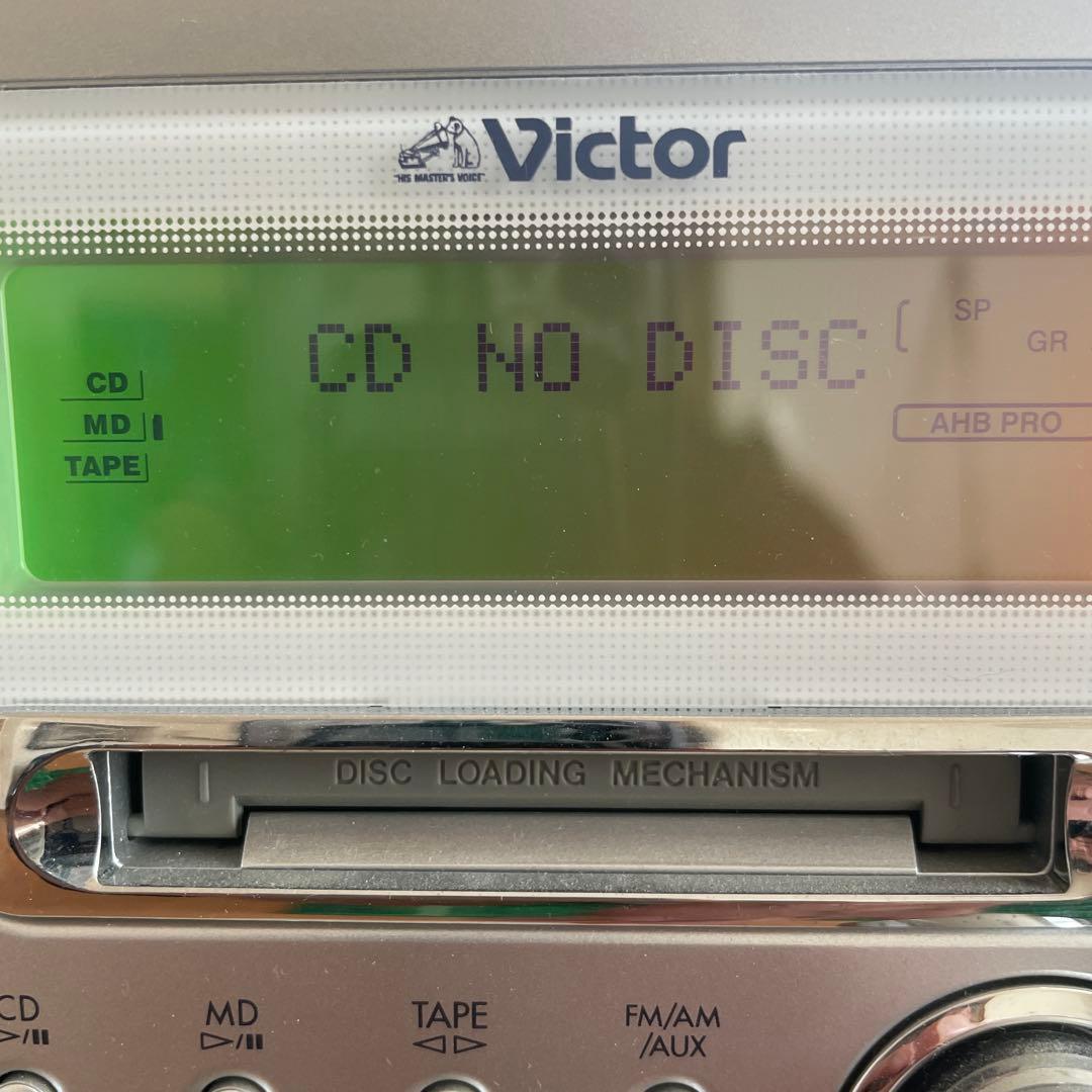 Victor UX-Q1 コンポ CD MD カセットデッキ