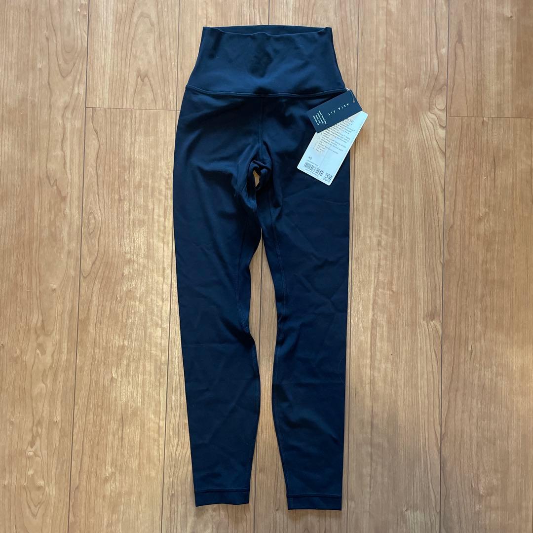 ルルレモン Alignハイライズパンツ 24インチ アジアフィットブラックXS