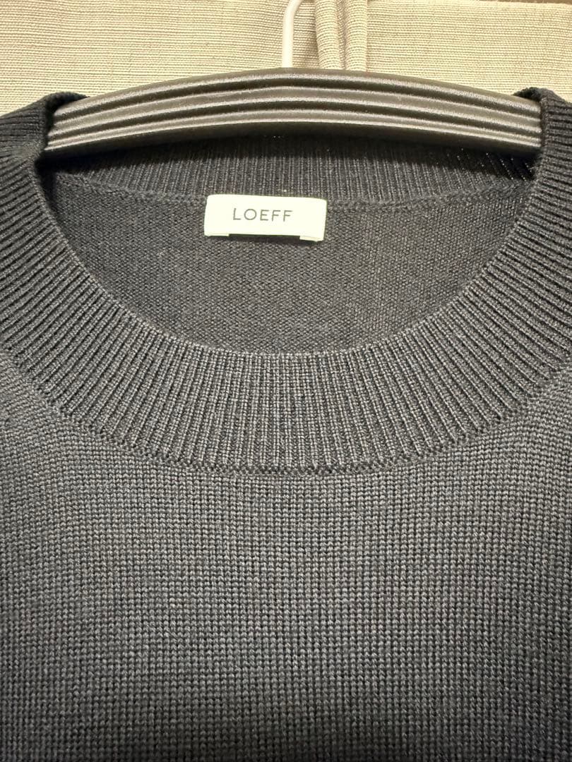 LOEFF ダメージ クルーネック プルオーバー 1