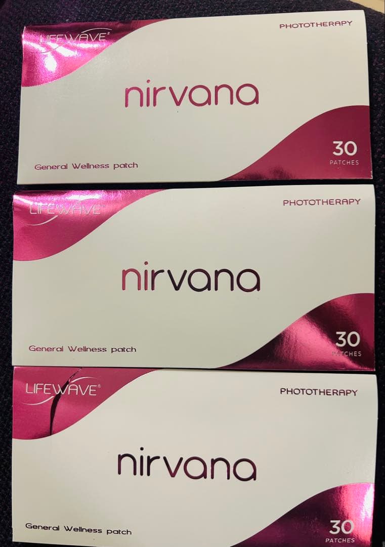 ライフウェーブ LIFE WAVE★日本未発売 【ニルバーナ】3セット