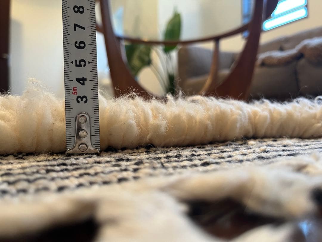 モロッコ ベニワレン ラグ 極上天然ウール100% 160 x 240 x 3