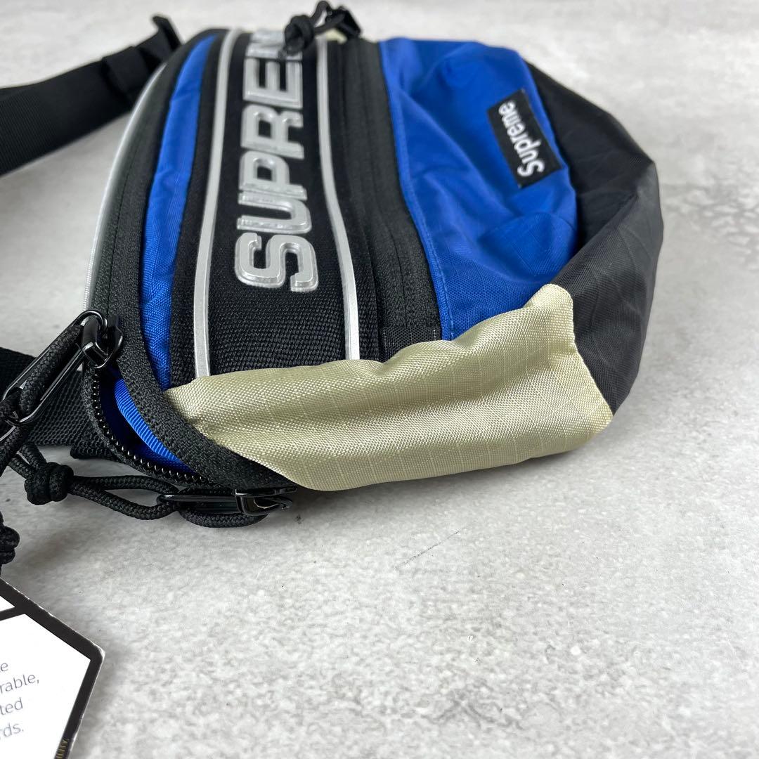 未使用タグ付き✨ シュプリーム ウエストポーチ スポーツ 軽量 ブルー系