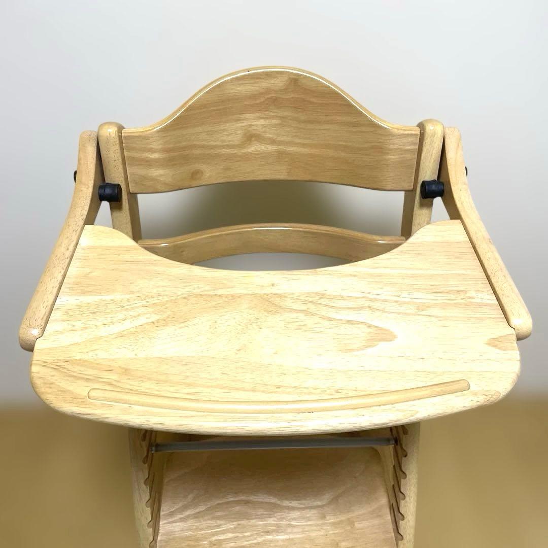 大和屋すくすくチェアスリムプラス　テーブル、ガード付き