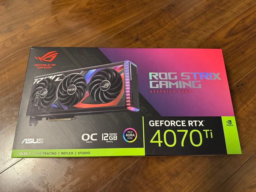 グラフィックボード・グラボ・ビデオカード ROG STRIX GeForce RTX 4070 Ti OC 12GB