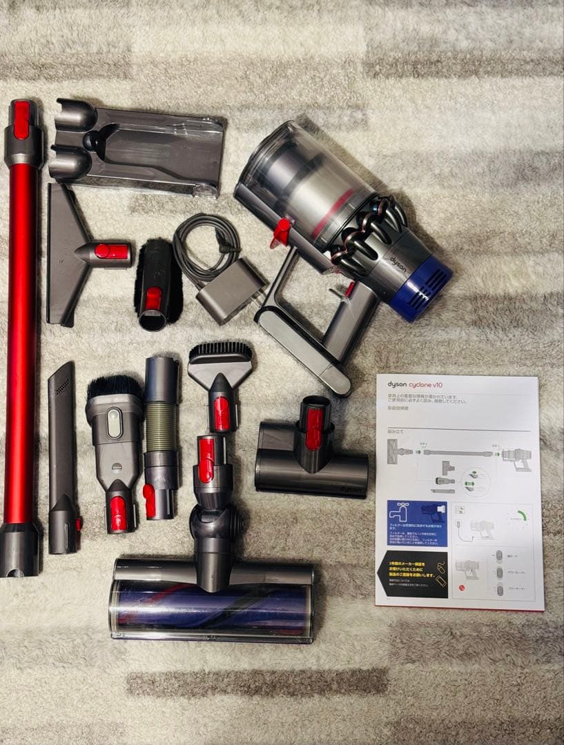 Dyson V10 S12 コードレス掃除機 各種アタッチメント付き