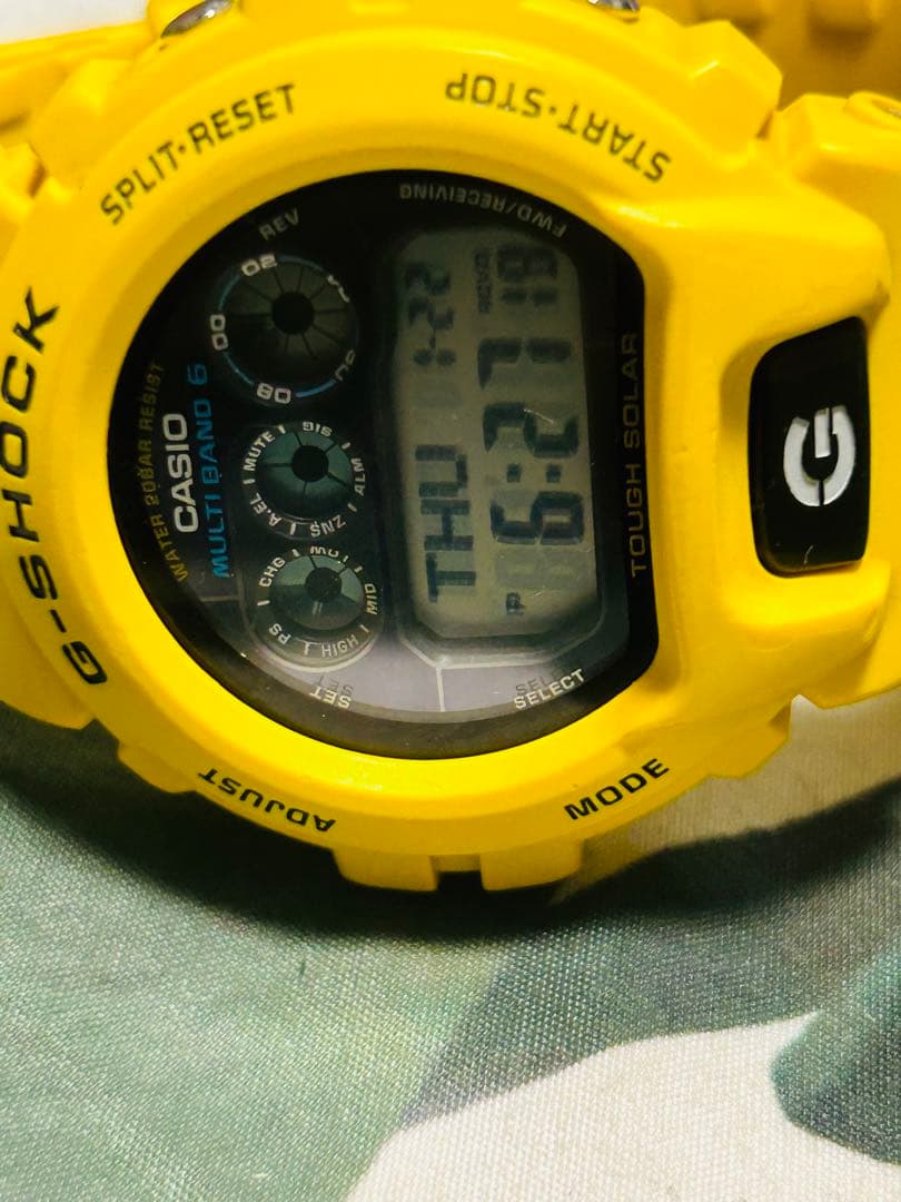 CASIO G-SHOCK GW-6900Aイエロー デジタル腕時計