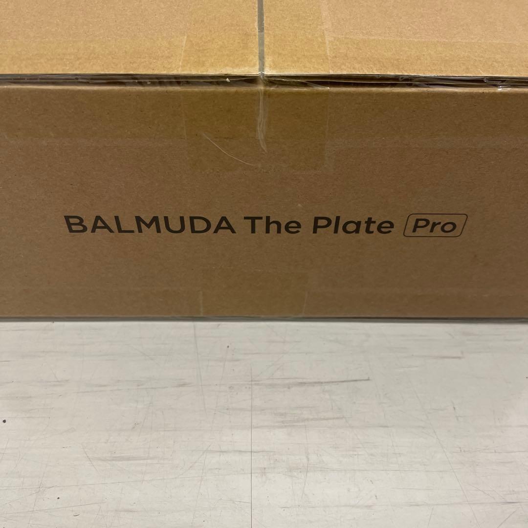 新品　未開封　保証付　BALMUDA THE PLATE pro BLACK