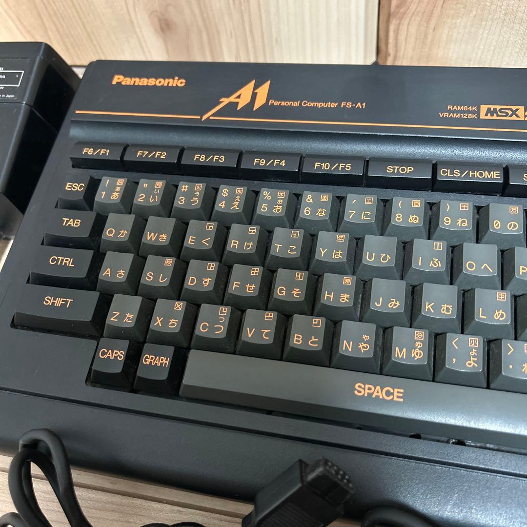 MSX2本体 Panasonic FS-A1 アダプタ、ジョイパッド2個付き