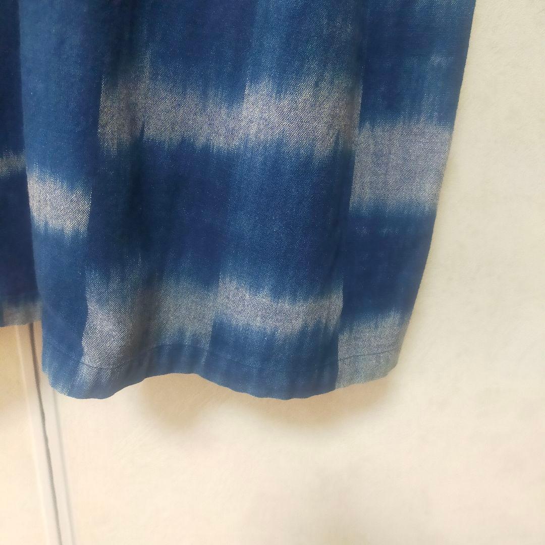 カスリラ タイダイ柄 シャツワンピース M/L