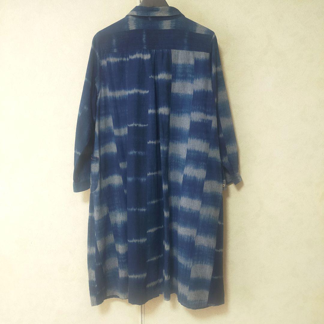 カスリラ タイダイ柄 シャツワンピース M/L