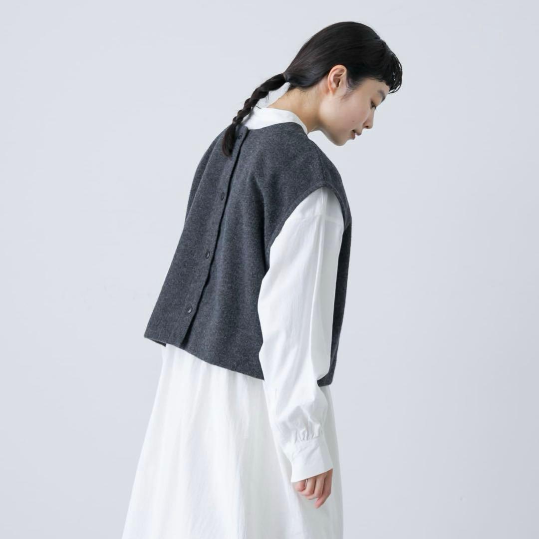 【最終お値引き】新品タグ付かぐれ ナッピングウール2WAYベスト