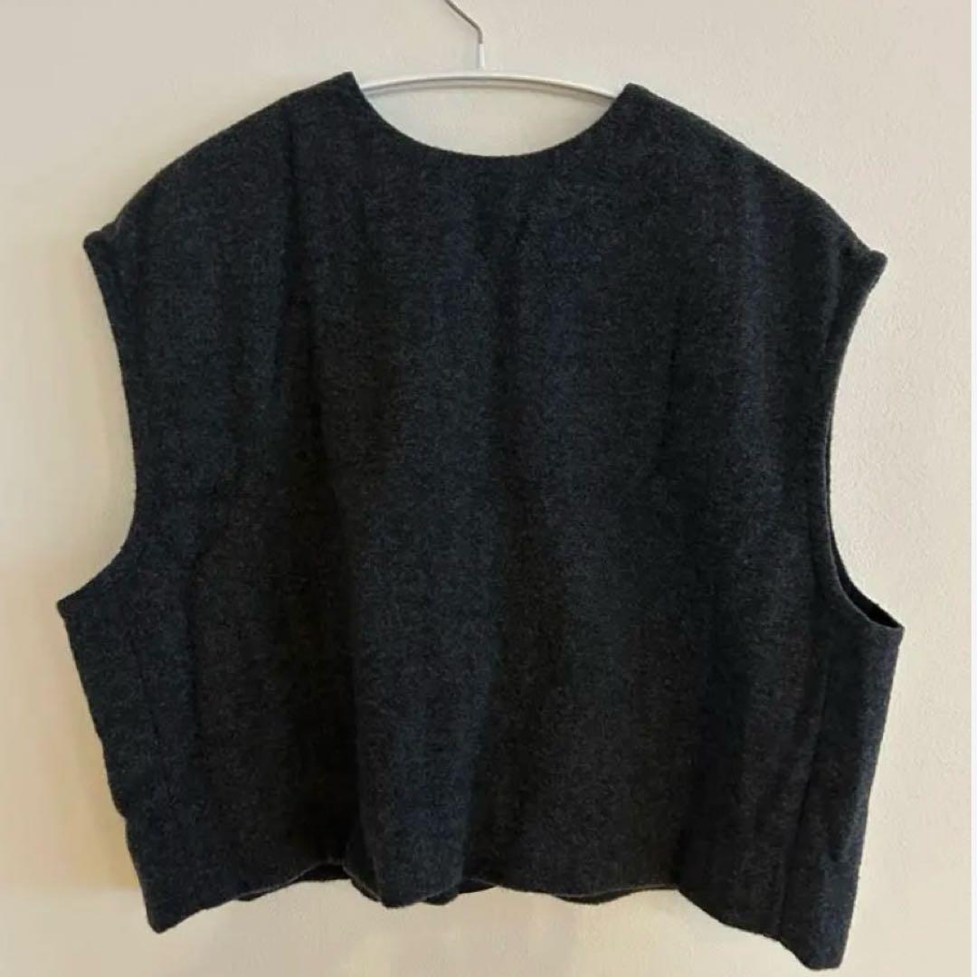 【最終お値引き】新品タグ付かぐれ ナッピングウール2WAYベスト