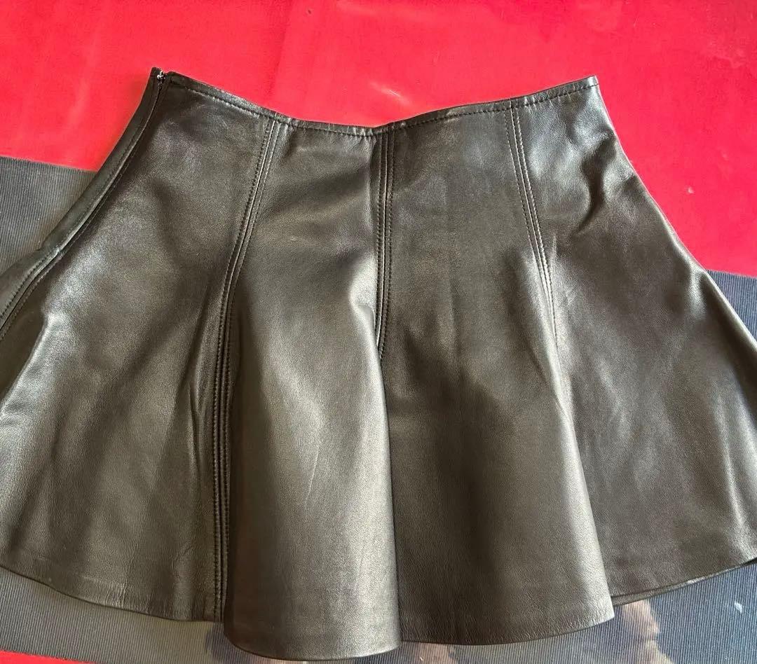 ポロラルフローレン羊革のスカート