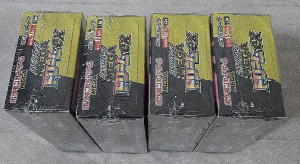 ポケモンカード　メガドリームexシュリンクつき4BOX