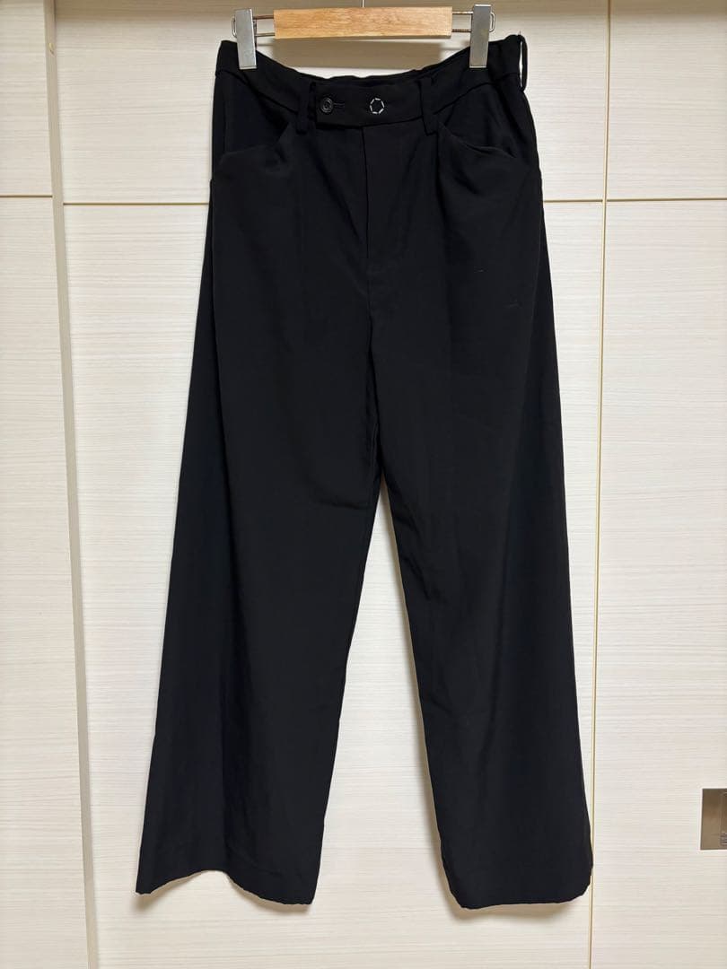 SUNSEA SNM-BLUE w/耳 STRAIGHT PANTS サイズ2