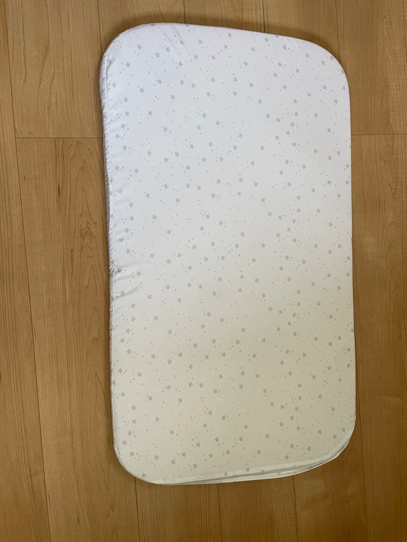 HZDMJ ベビーベッド グレー メッシュカバー付き