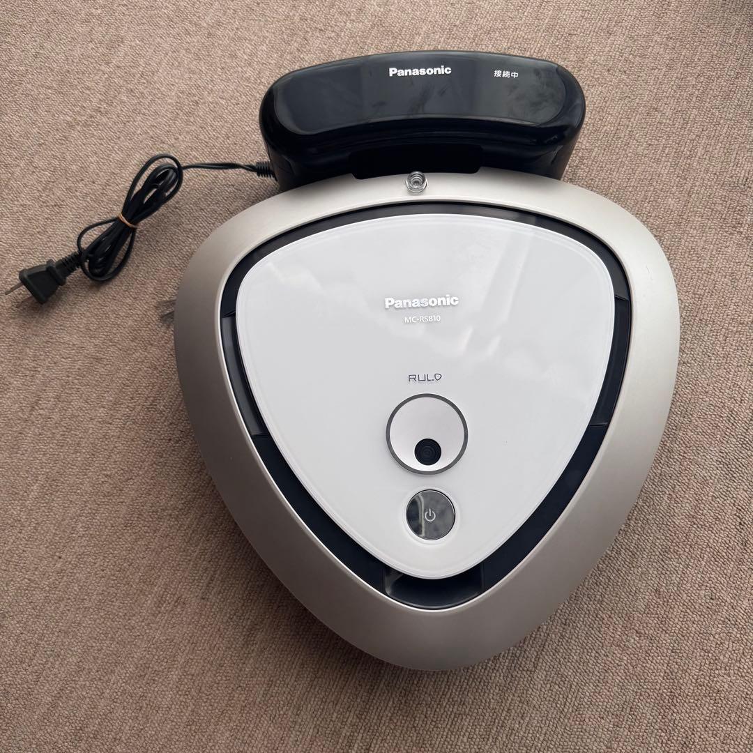 w*8様 【送料無料】パナソニック ロボット掃除機 MC-RS810 ホワイト