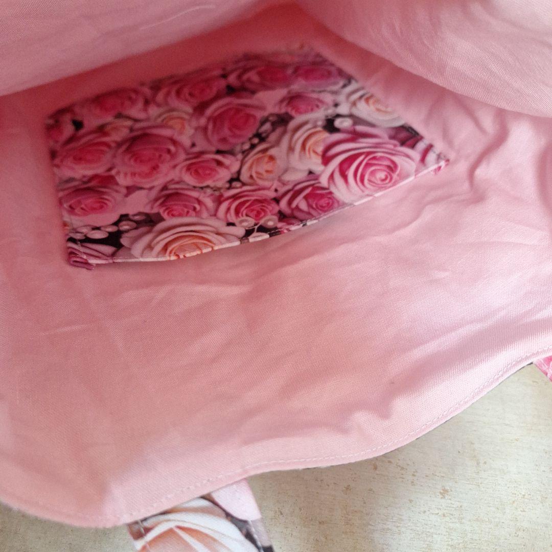 激レアパグパネル生地　ハンドメイド　布バスケット　ミニバック　まちなしバッグ