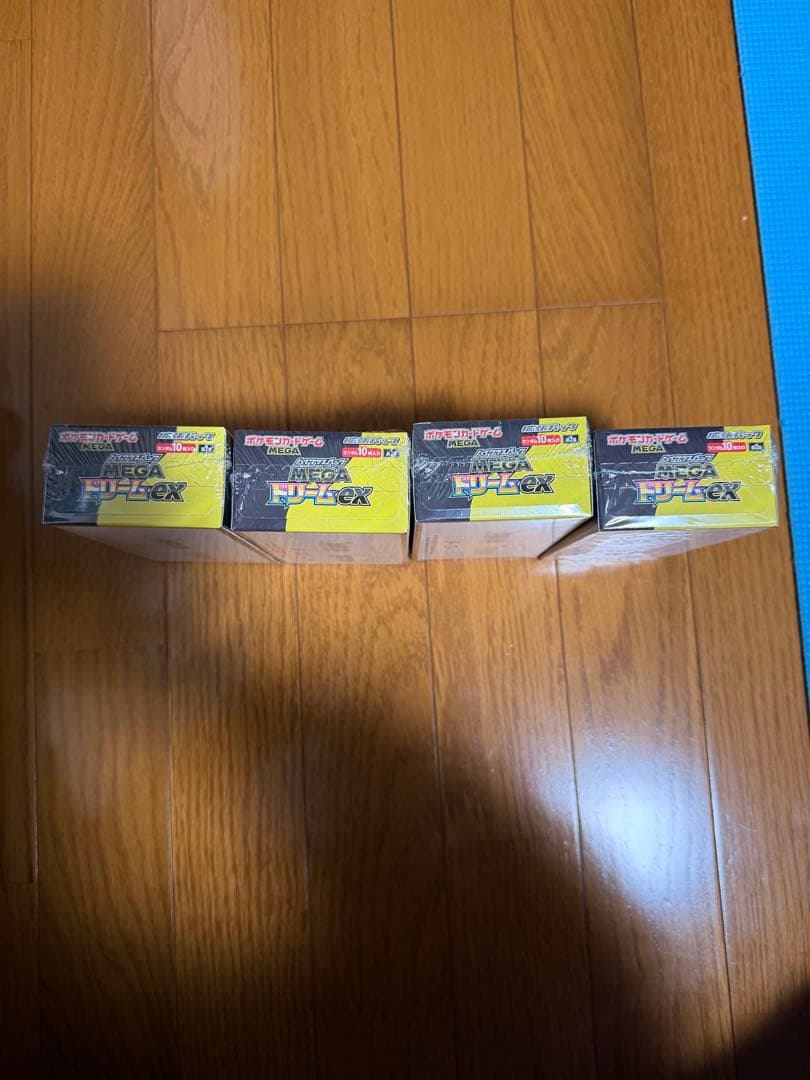 シュリンク付　ポケモンカード MEGA ドリームEX 4BOX