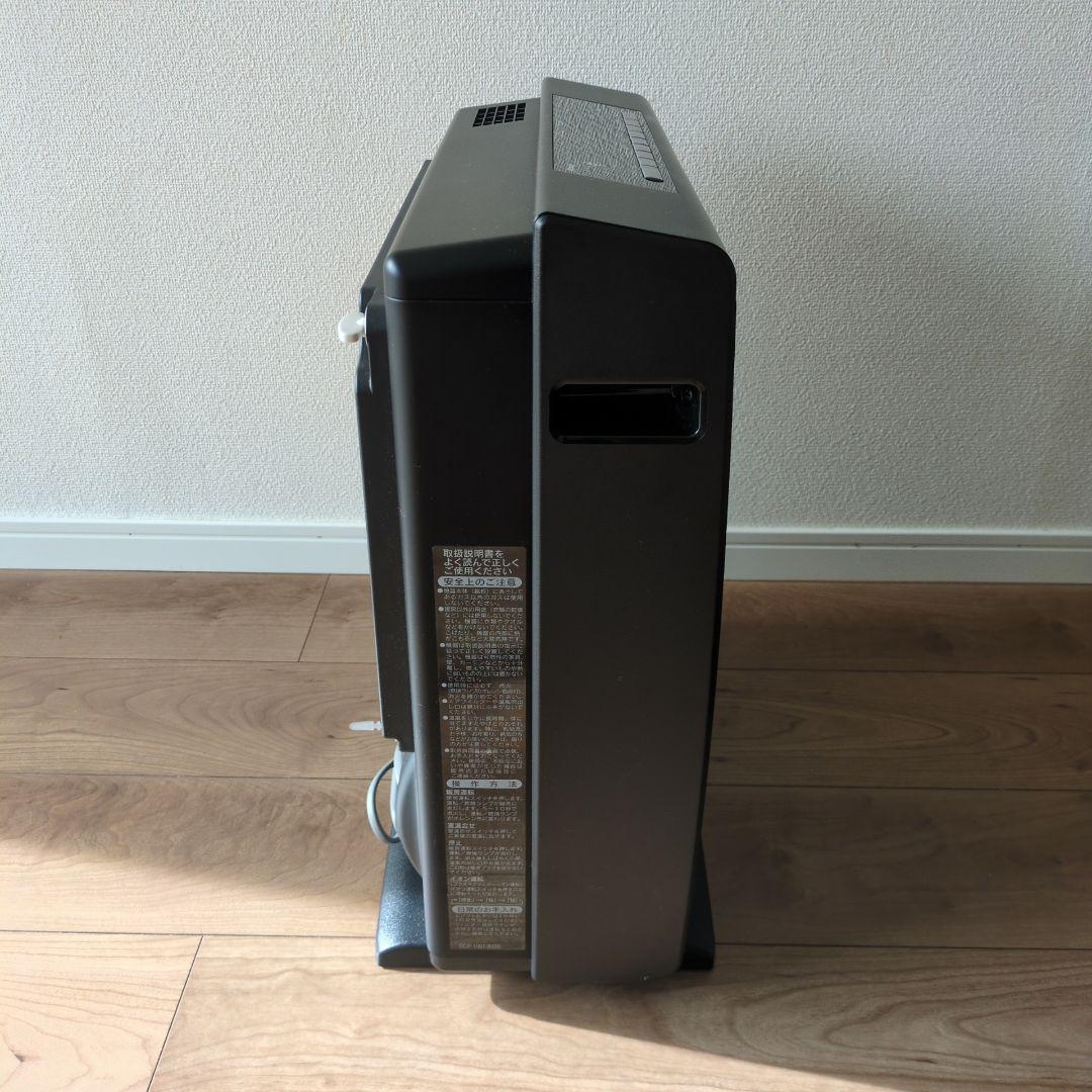 【美品】リンナイ　Rinnai　ガスファンヒーター　黒　都市ガス用