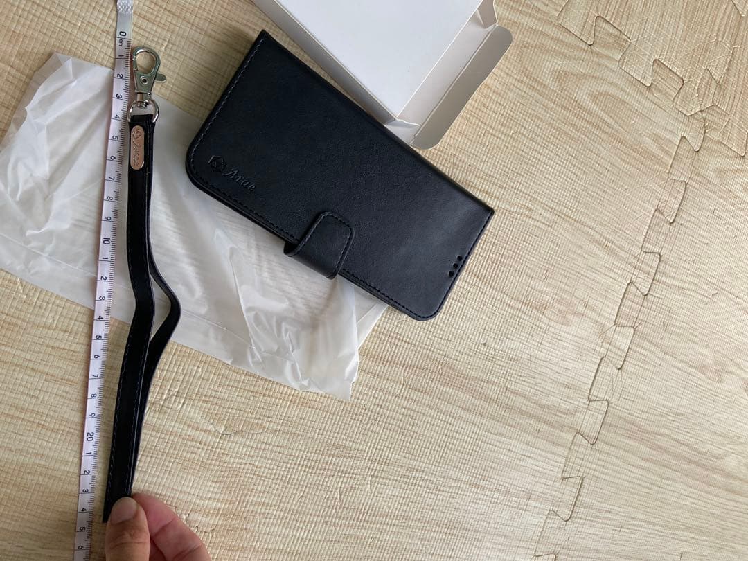 iPhone14 ProMax ケース 手帳 スマホ ブラック 財布