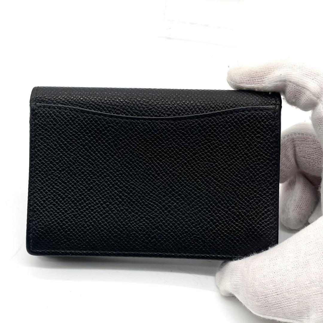 【未使用級】ブルガリ カードケース 名刺入れ レザー ビーゼロワン ブラック