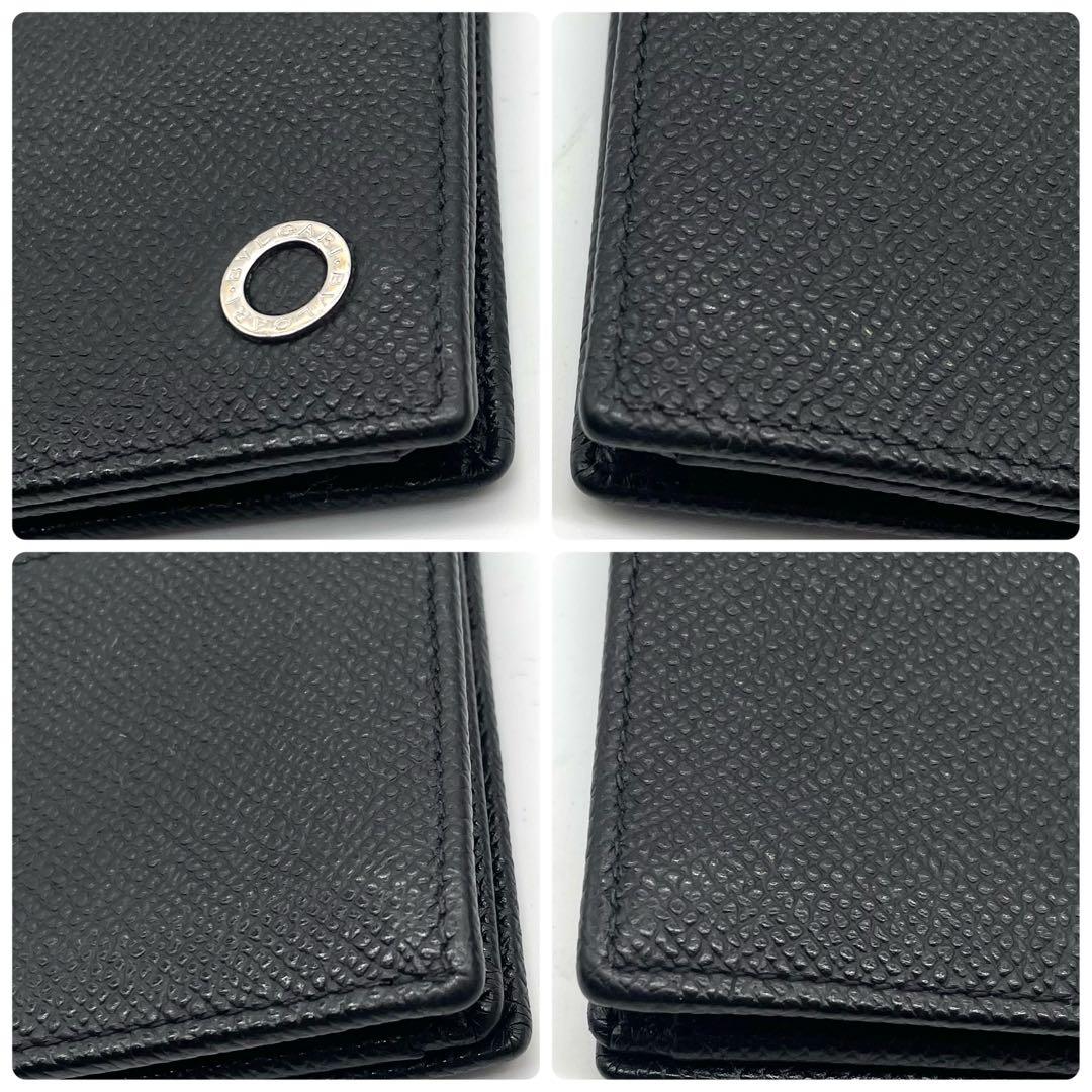 【未使用級】ブルガリ カードケース 名刺入れ レザー ビーゼロワン ブラック