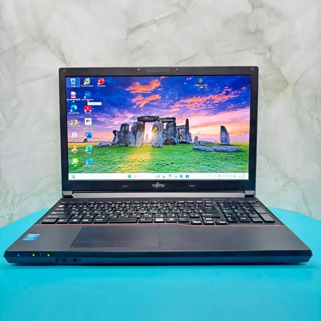 【★激安ノートPC】★動作良好◎Office付！メモリ8GB 爆速SSD256G