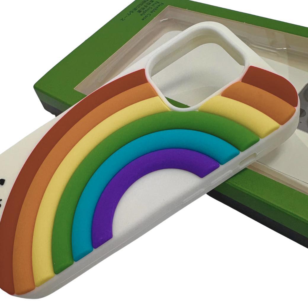 新品・ケイトスペード iPhone14対応 ケース レインボー