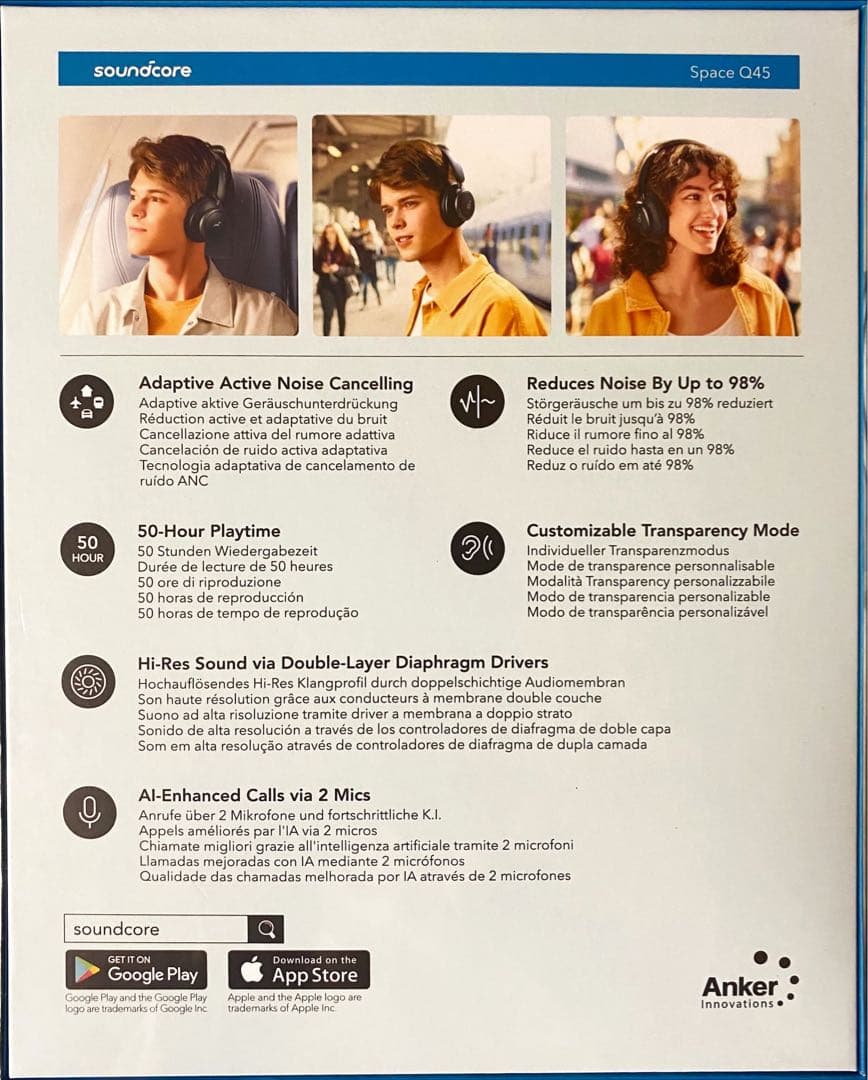 【新品未開封】Anker Soundcore Space Q45　ヘッドホン