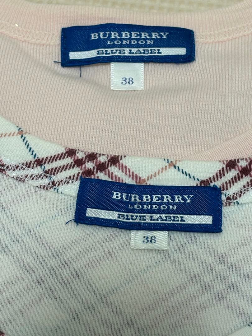 BURBERRY BLUELABEL 半袖　tシャツ カットソー　2枚