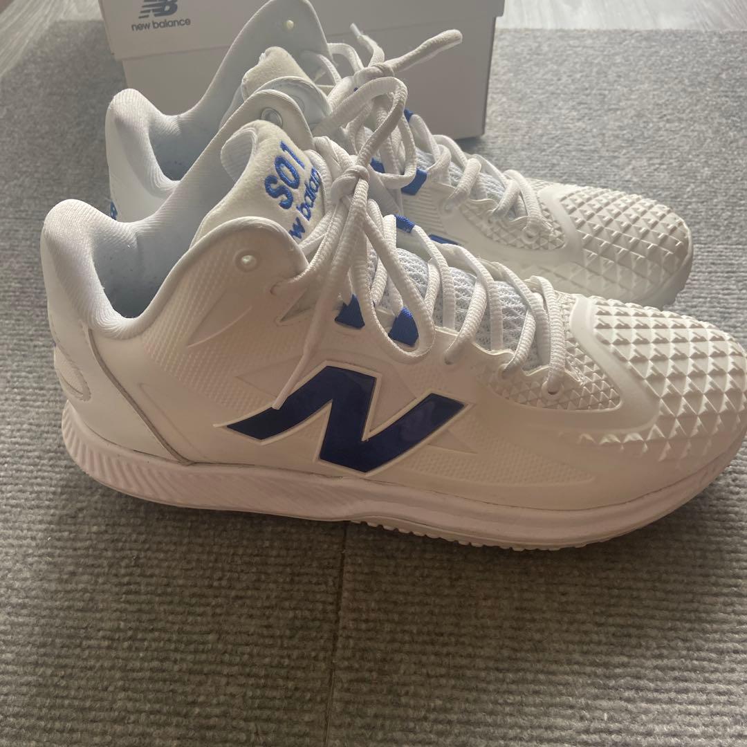 大谷翔平モデル　New Balance S01 ホワイト/ブルー