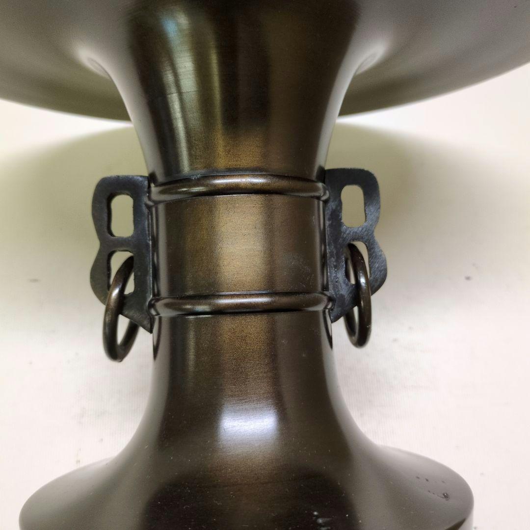 銅製花器　専好立花瓶　池坊好み　池坊花器