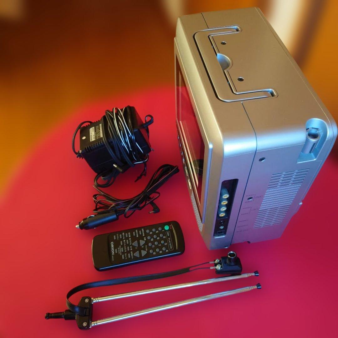 ORIONAC/DC 06-VT1 ポータブル液晶テレビデオ2時電源リモコン付き