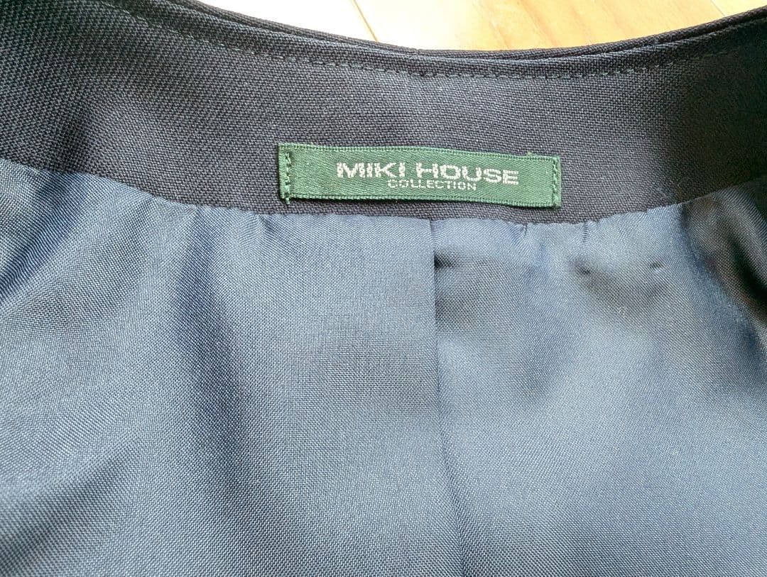 ミキハウス　小学校受験　スーツ　120 濃紺