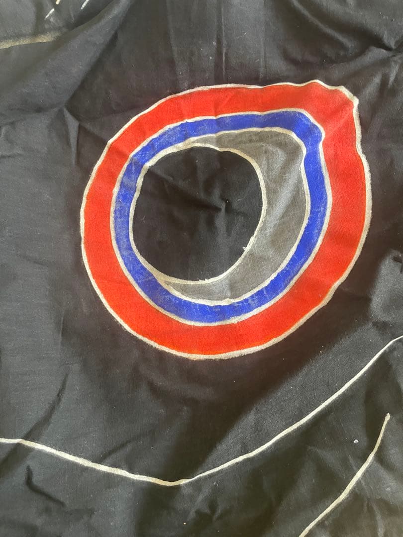 大きい昭和ビンテージ鯉のぼり真鯉と緋鯉セット　レトロ