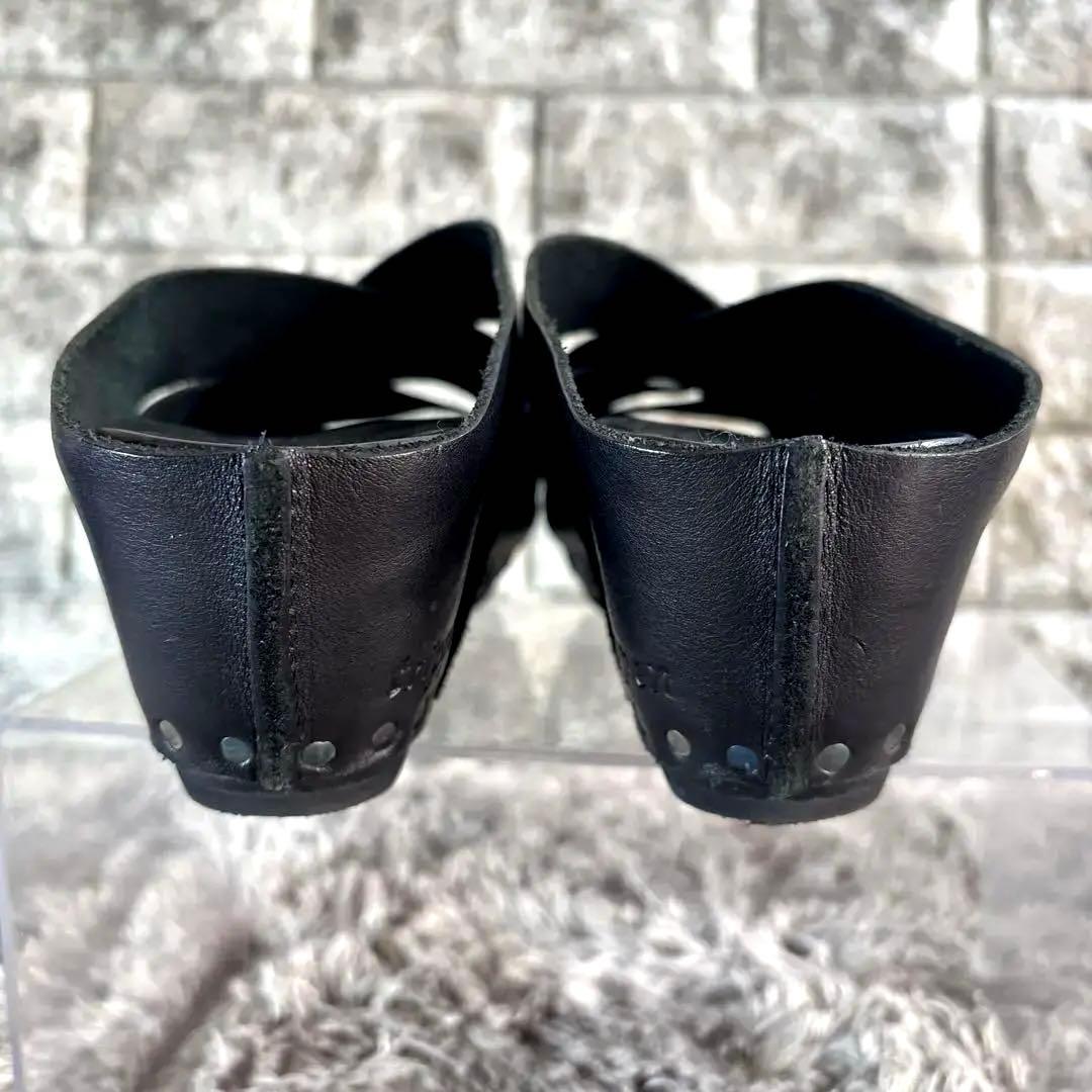 極美品❣️trippen トリッペン レザー サンダル ウェッジソール スタッズ