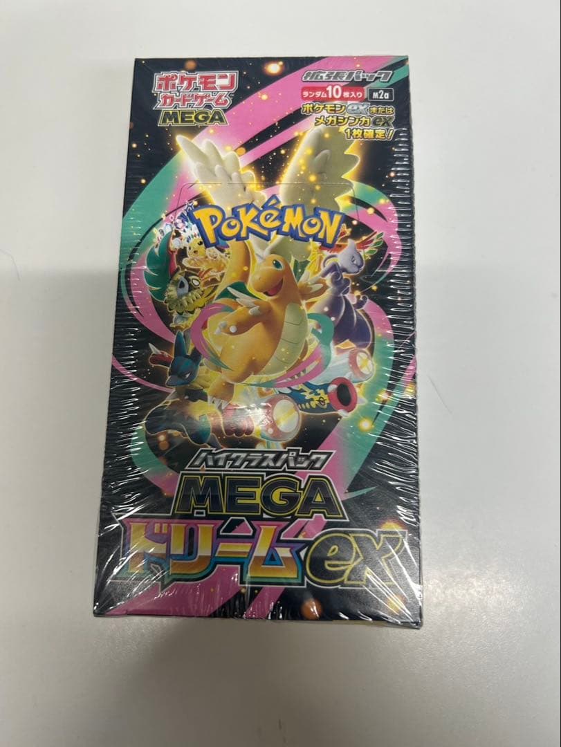 ポケモンカードMEGA ハイクラスパック ドリームex 1BOX　シュリンク付き