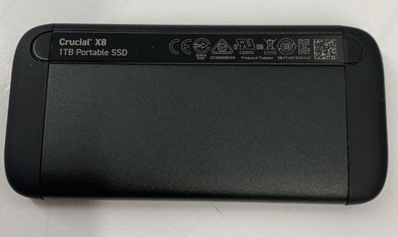 Crucial X8 外付け SSD 1TB USB3.2 Gen2対応