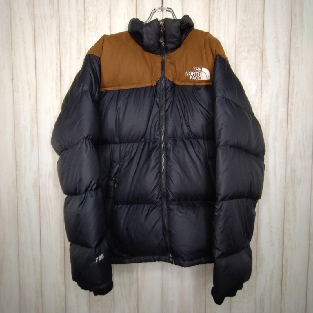 《激レア》ノースフェイス☆ヌプシダウンジャケットL刺繍ブラックD51168