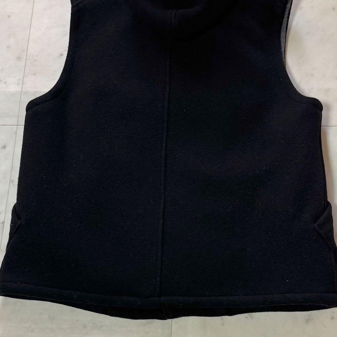 JELADO ダッフルベスト ウール アルパカブランドライナー ブラック L