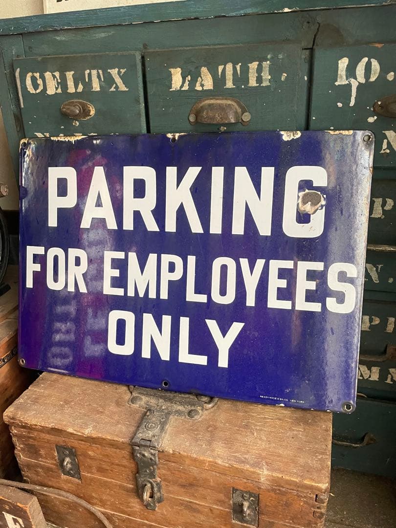 TAAANホーロー　サイン　プレート　看板　ストリート　ニューヨーク　レア