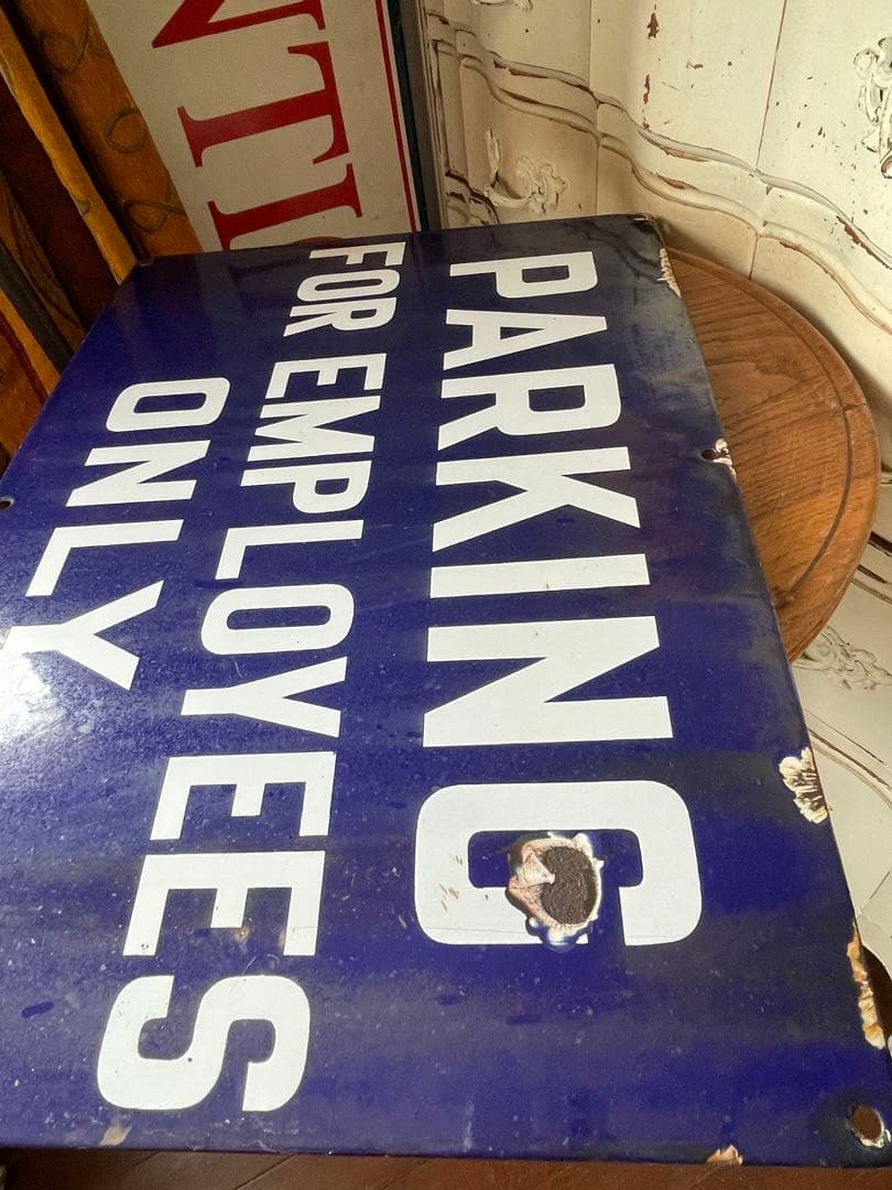 TAAANホーロー　サイン　プレート　看板　ストリート　ニューヨーク　レア