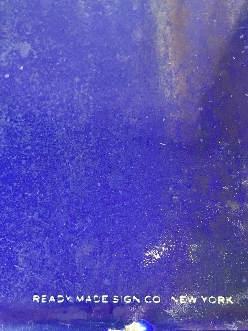 TAAANホーロー　サイン　プレート　看板　ストリート　ニューヨーク　レア