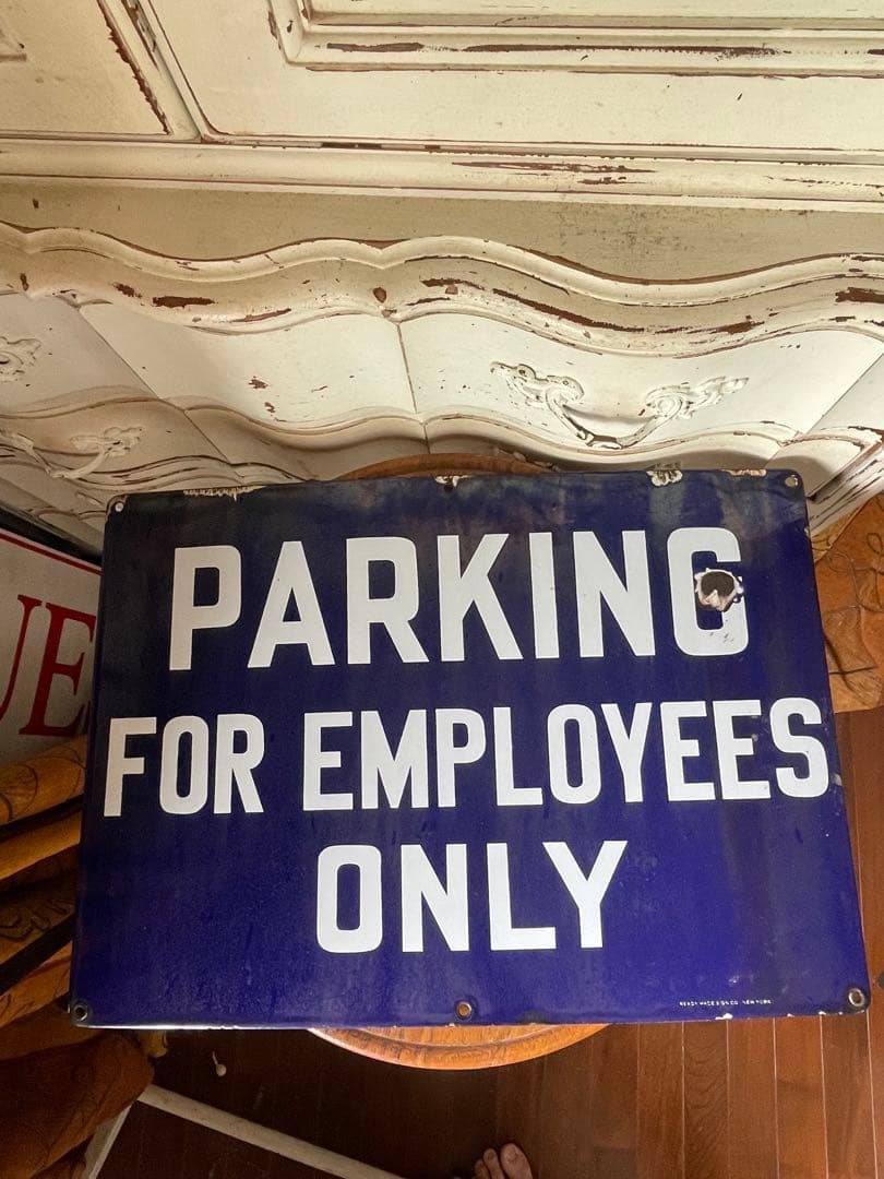 TAAANホーロー　サイン　プレート　看板　ストリート　ニューヨーク　レア