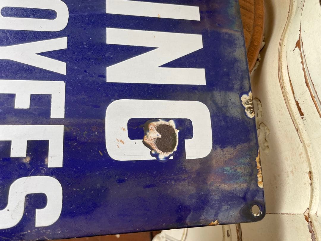 TAAANホーロー　サイン　プレート　看板　ストリート　ニューヨーク　レア