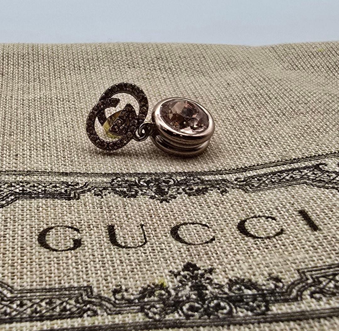 【超レア廃盤美品】GUCCI カラーストーン インターロッキングG ピアス